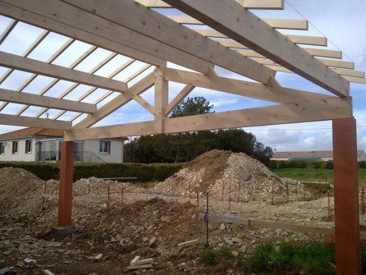 Montage charpente bois Niort (20)