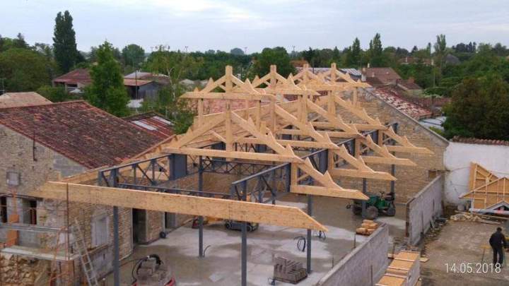 Montage charpente bois Niort (21)