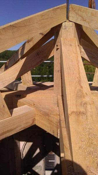 Montage charpente bois Niort (25)