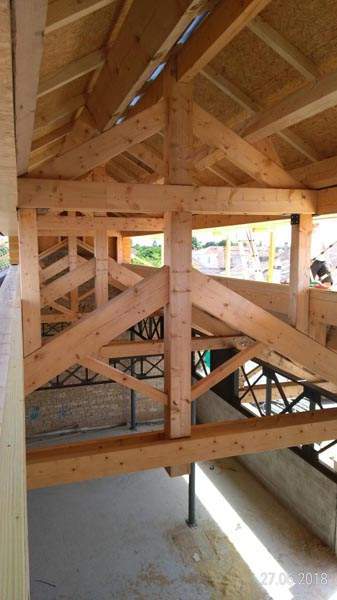 Montage charpente bois Niort (38)