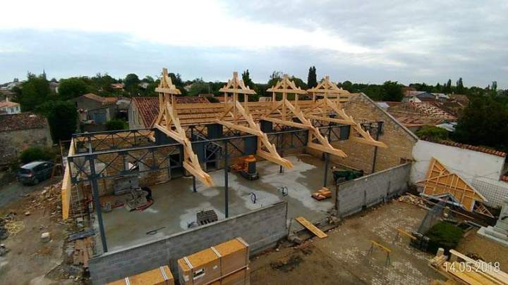 Montage charpente bois Niort (43)