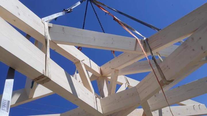 Montage charpente bois Niort (49)