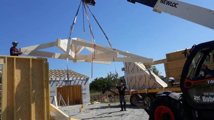 Montage charpente bois Niort (50)