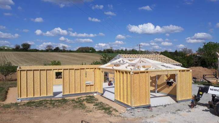 Réalisation à ossature bois Niort (17)